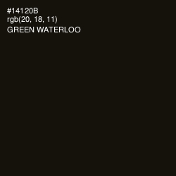 #14120B - Green Waterloo Color Image